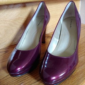 Tahari Wine High Heel Pumps